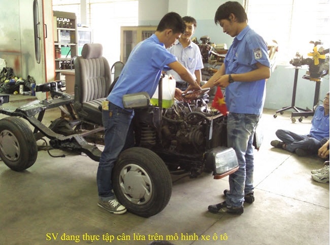 Học nghề sửa chữa ô tô tại Trường Cao Đẳng KT Cao Thắng