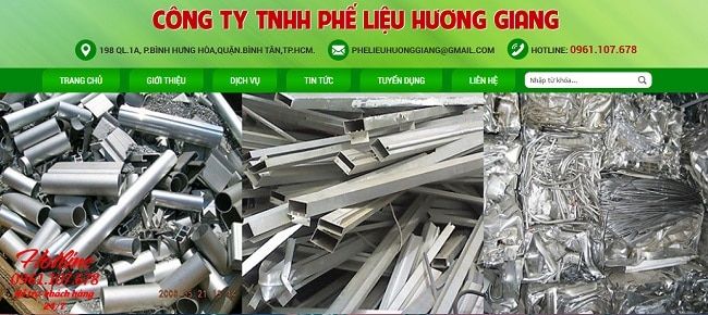 Công ty thu mua phế liệu TPHCM Hương Giang