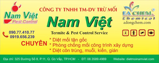 Dịch vụ diệt côn trùng TPHCM Nam Việt