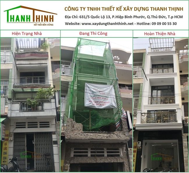 Dịch vụ sửa chữa nhà trọn gói TPHCM Thanh Tịnh