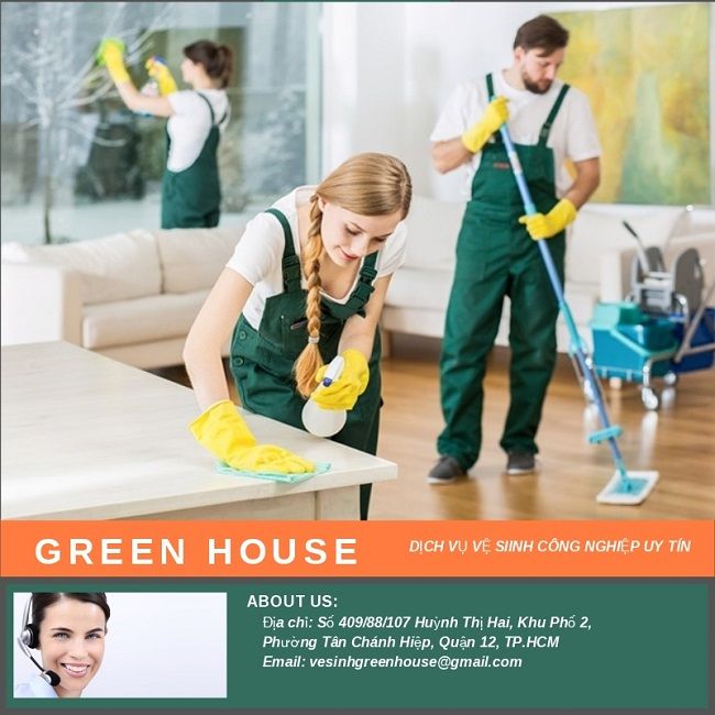 Dịch vụ vệ sinh công nghiệp TPHCM Green House