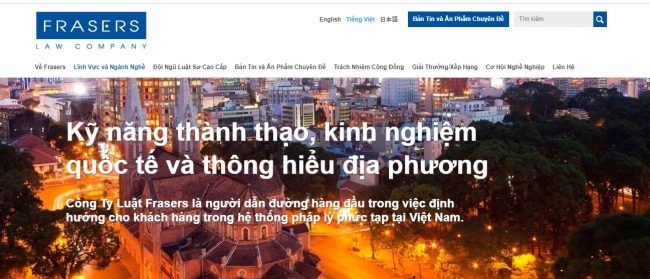 Ảnh từ website công ty luật Frasers Law Company