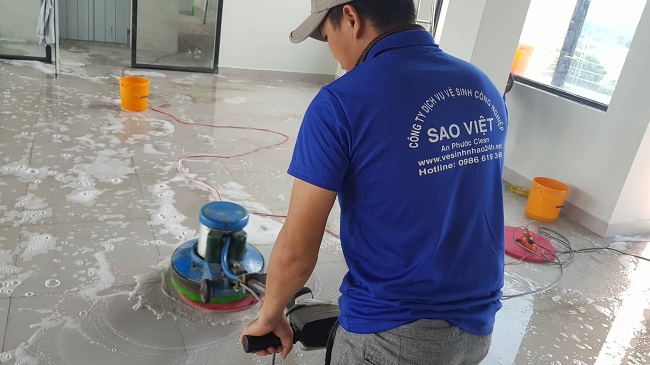 Dịch vụ vệ sinh công nghiệp Sao Việt