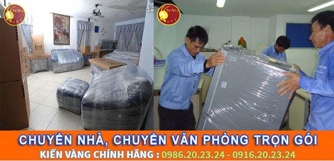 Dịch vụ chuyển nhà trọn gói Hà Nội | Ảnh từ công ty Kiến Vàng