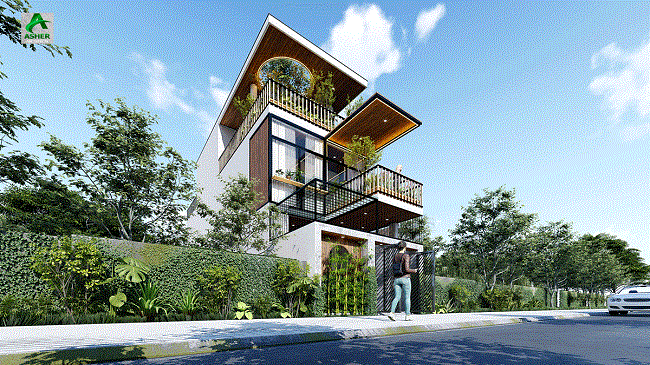 Công ty xây nhà trọn gói Đà Nẵng uy tín | Ảnh từ ASHER ARCHITECT