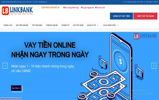 Công ty tài chính | Nguồn ảnh: Công ty TNHH Linkbank Việt Nam