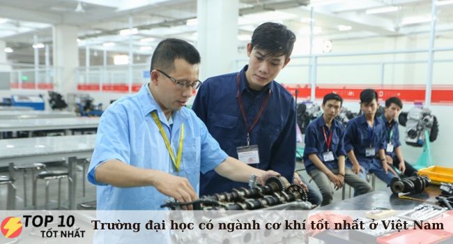 Top 10 trường đại học có ngành cơ khí tốt nhất ở Việt Nam