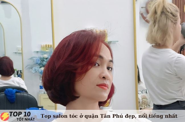 Salon tóc ở quận Tân Phú